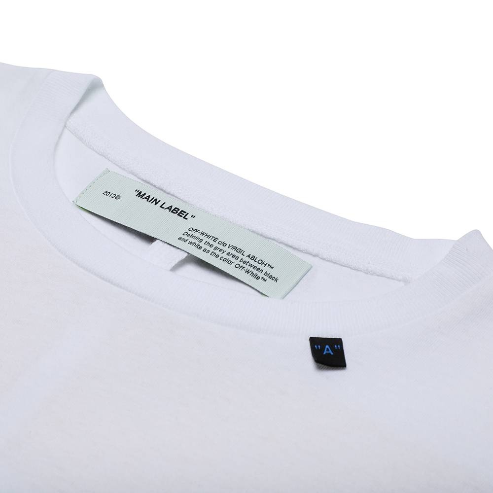 Off-White Acrylic Arrows Short Sleeve Over Tee 'White' - 3