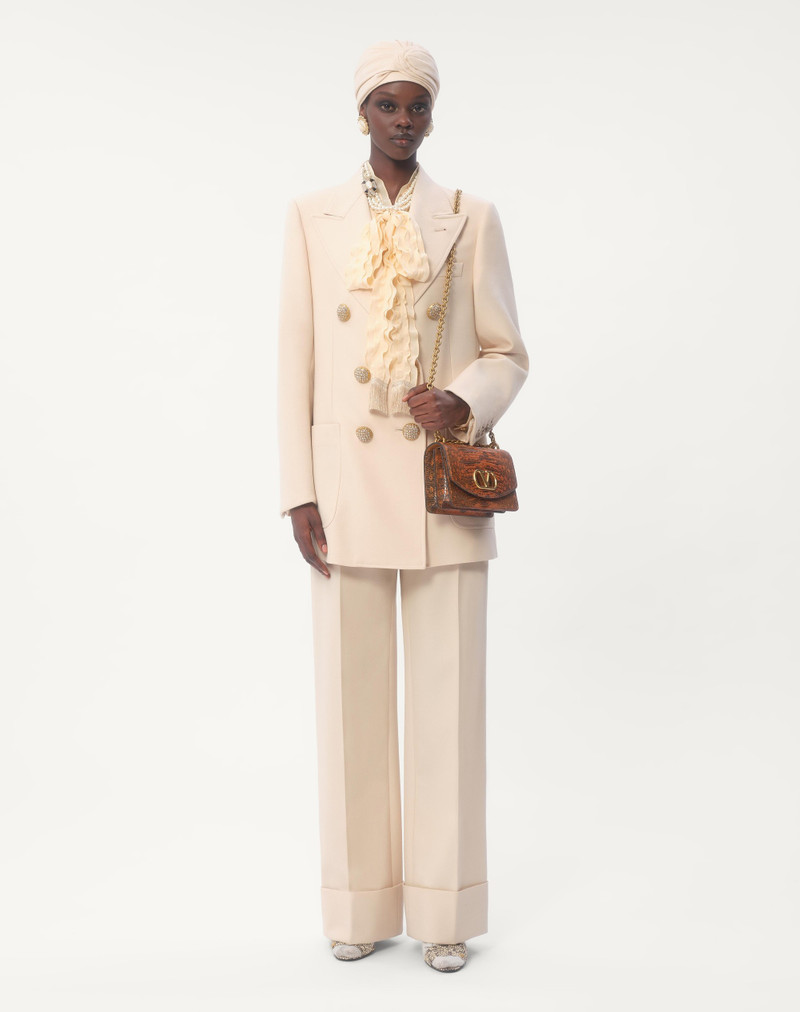 Valentino DIAGONAL DRY WOOL PANTS outlook