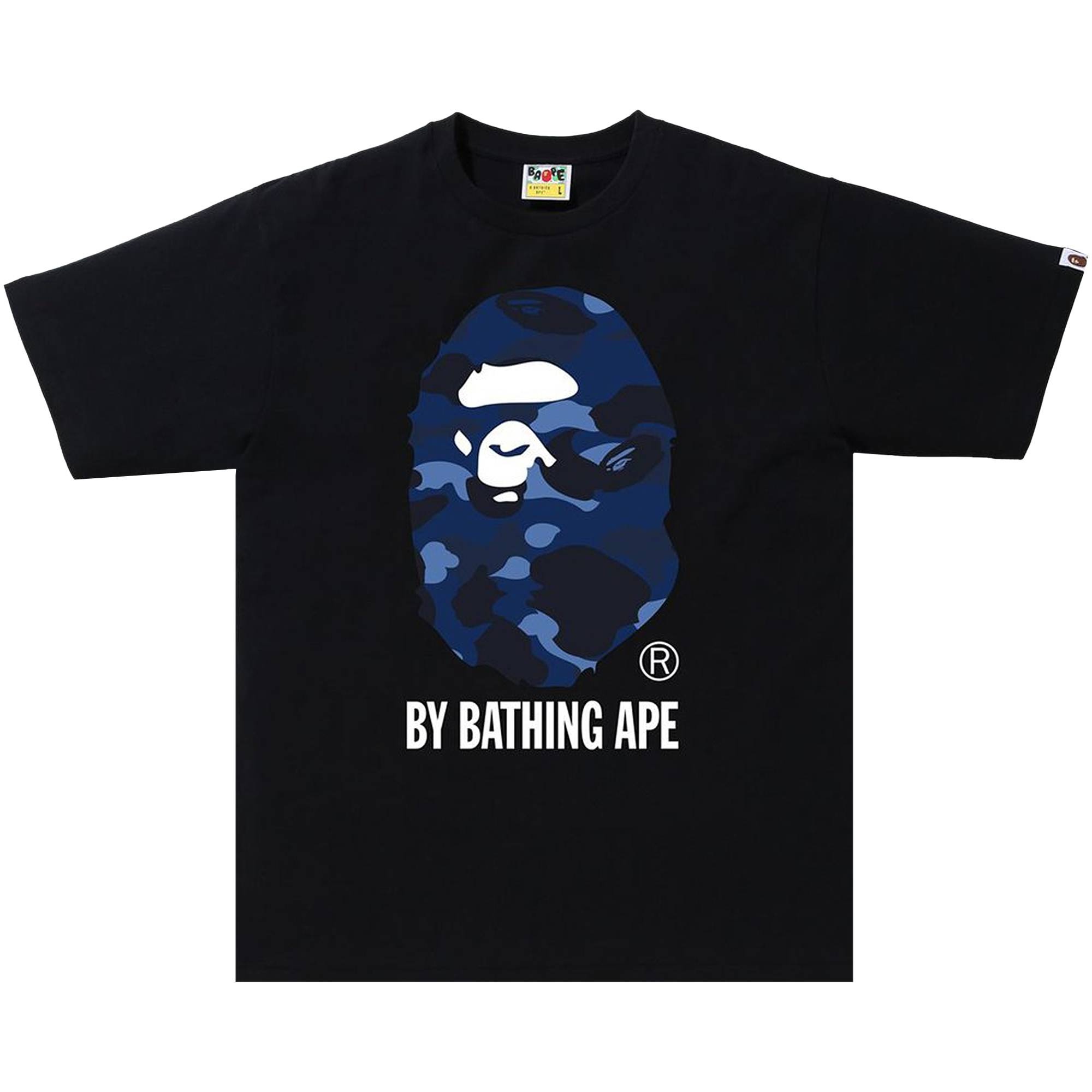 BAPE Color Camo Tee 'Black/Navy' - 1