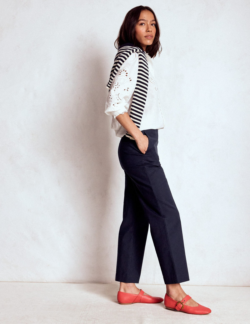 Smart 7/8 Pants-Navy 6
