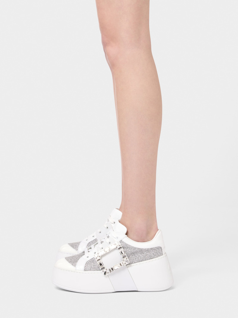 Roger Vivier Viv' Skate Sneakers in lurex outlook