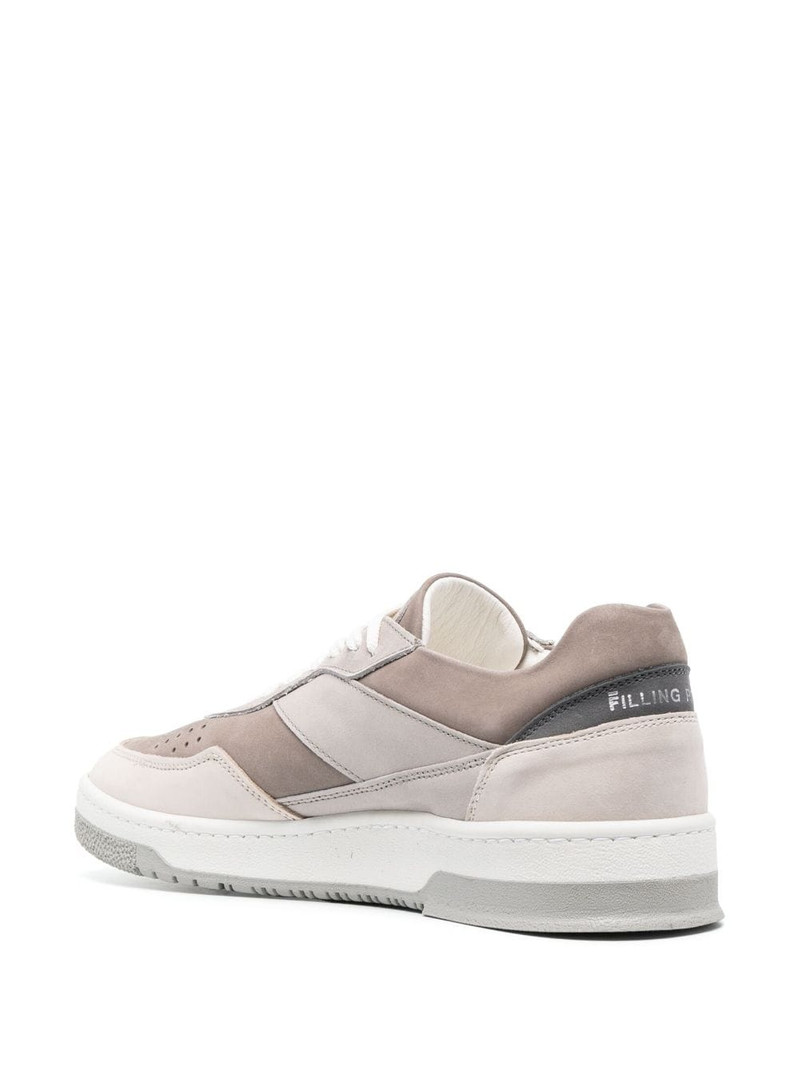 logo-print suede sneakers 3