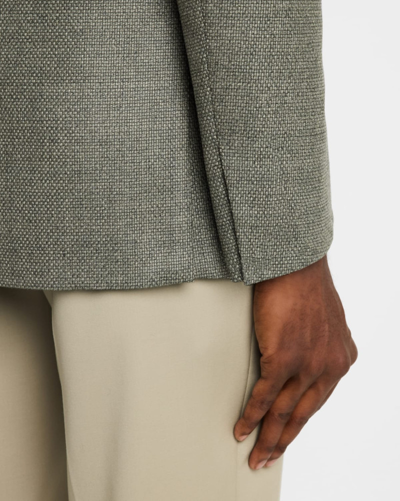 Men's Textured Wool-Cashmere Blazer 8