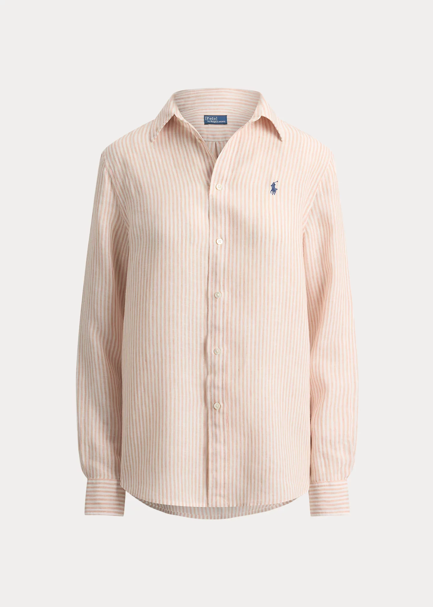 Classic Fit Striped Linen Shirt - 1