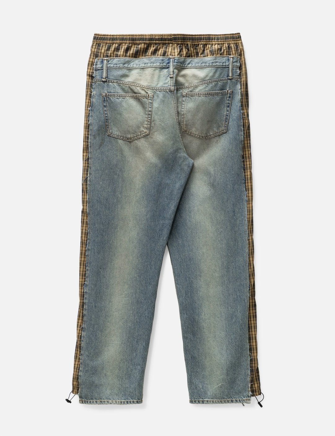 DENIM CHECK JEANS - 2