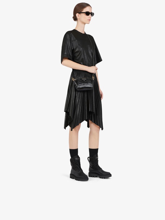 GIVENCHY PLEATED VARNISHED DRESS - 3