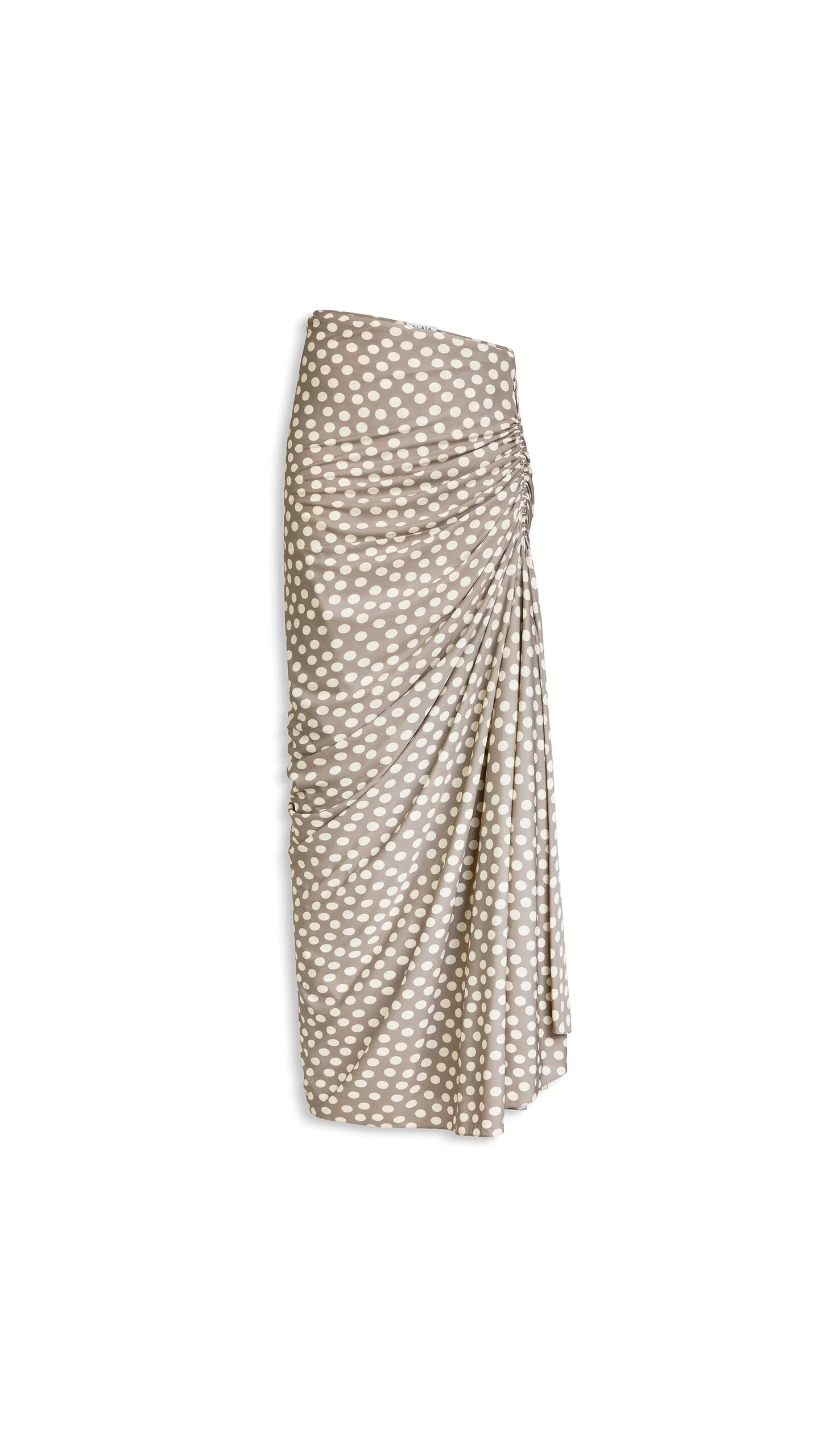 POLKA DOTS GATHERED SKIRT - 1