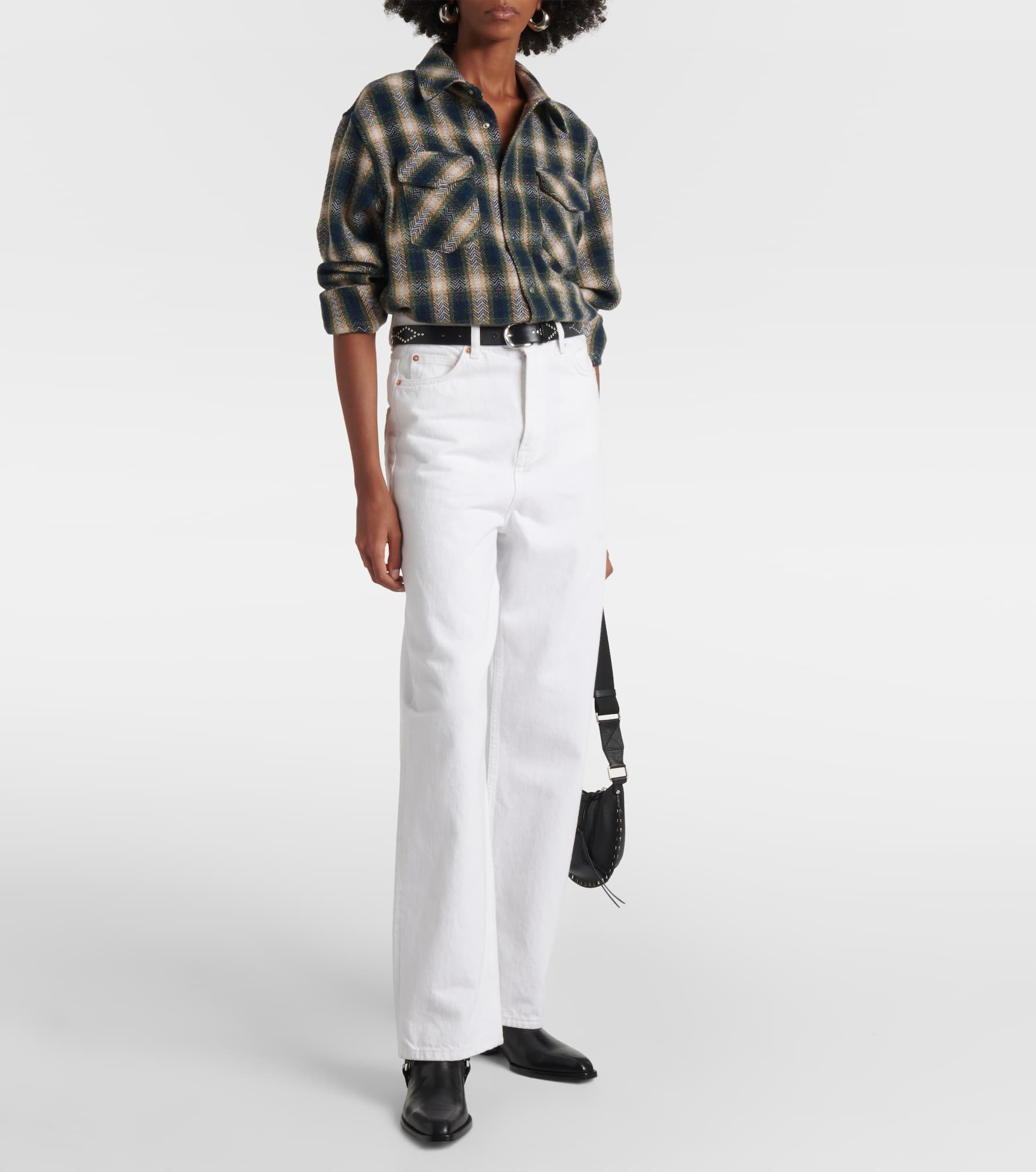 Tartan cashmere shirt - 2