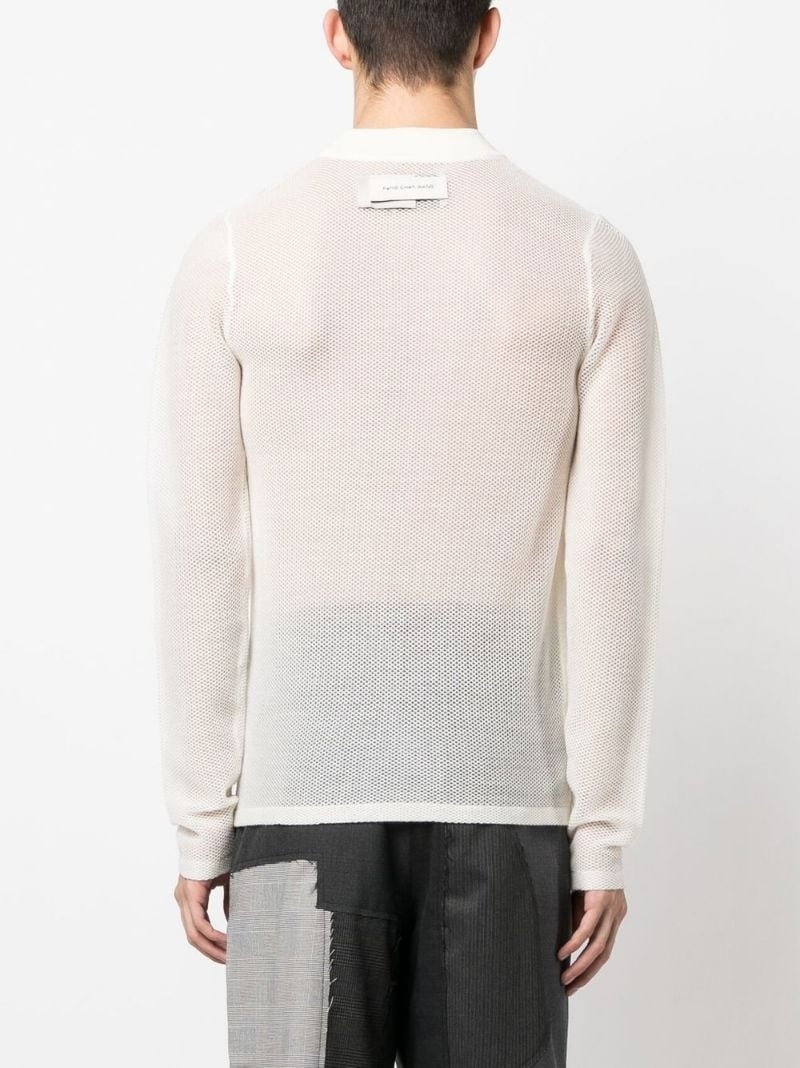 Phoenix mesh-panelled jumper - 4