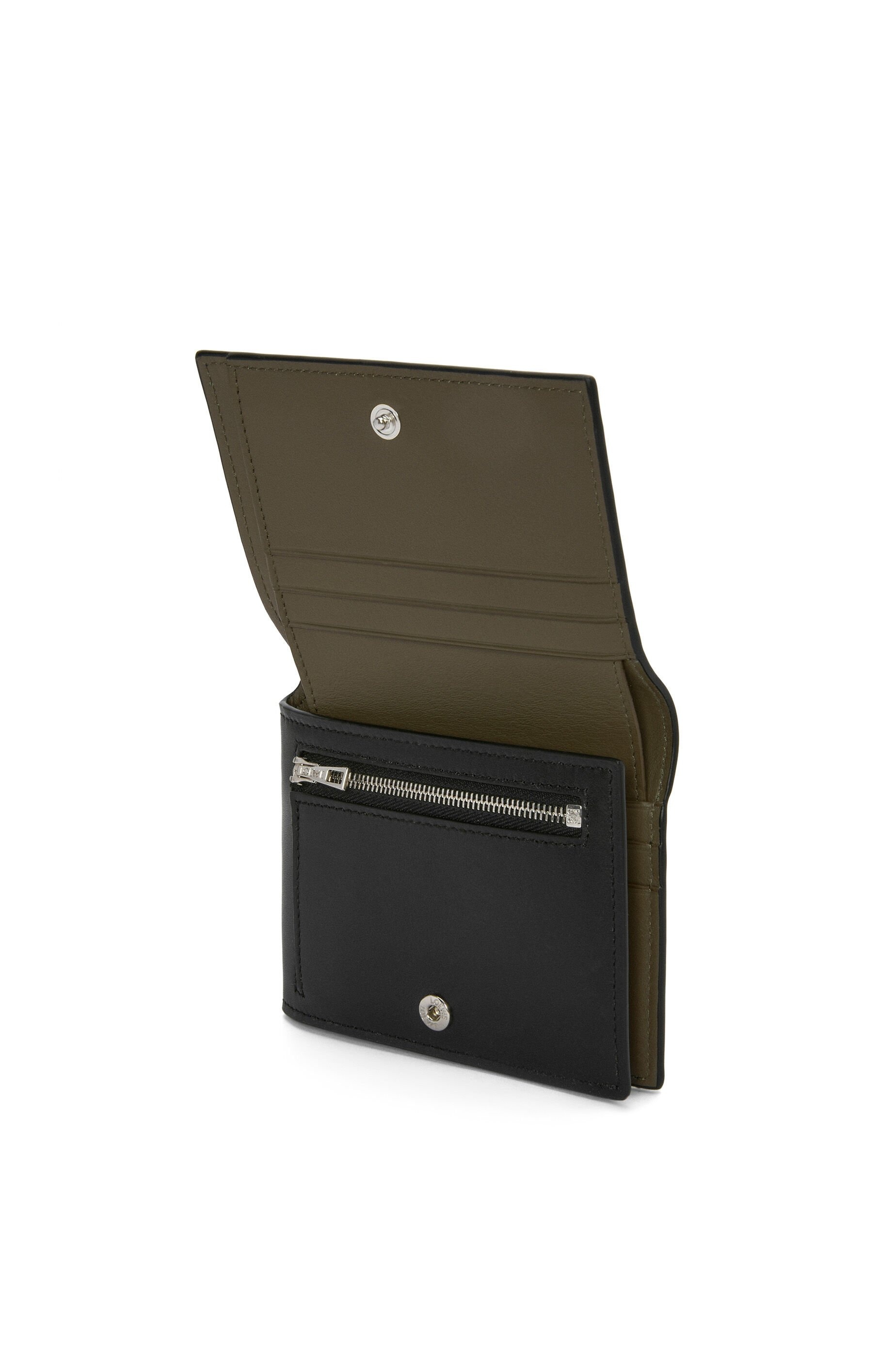 Folded wallet in shiny nappa calfskin - 3