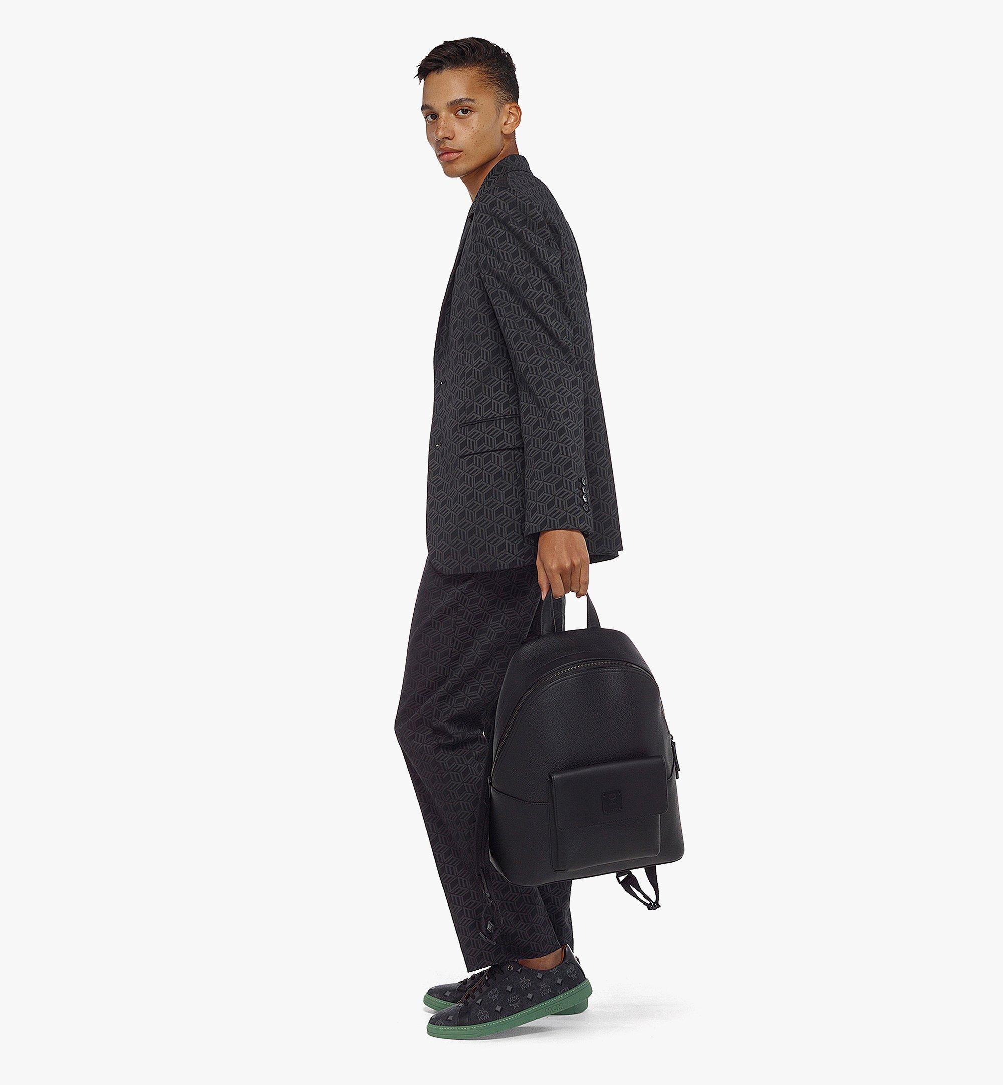 Stark Backpack in Embossed Spanish Leather - 6