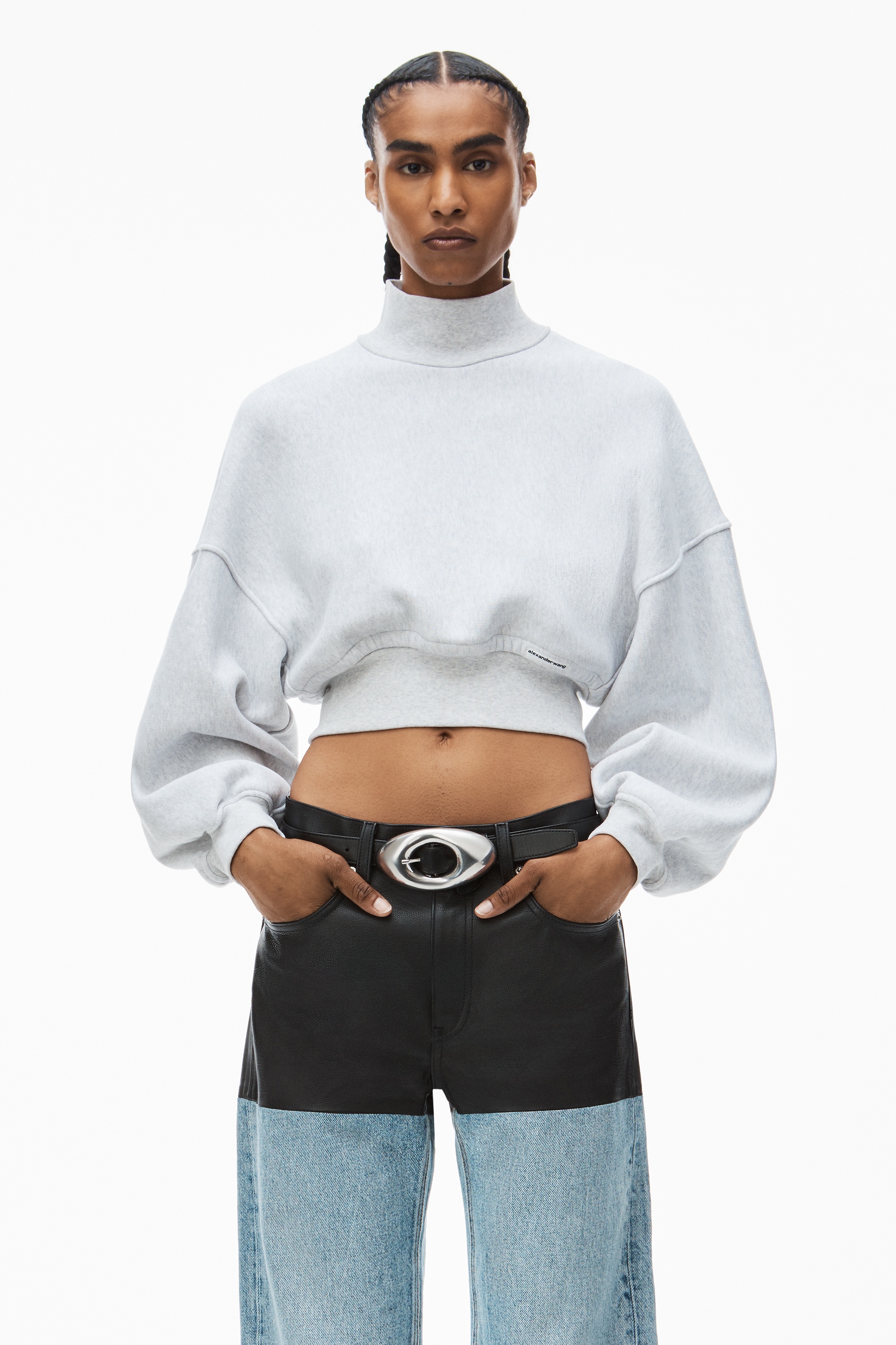 turtleneck sweatshirt in classic terry - 2