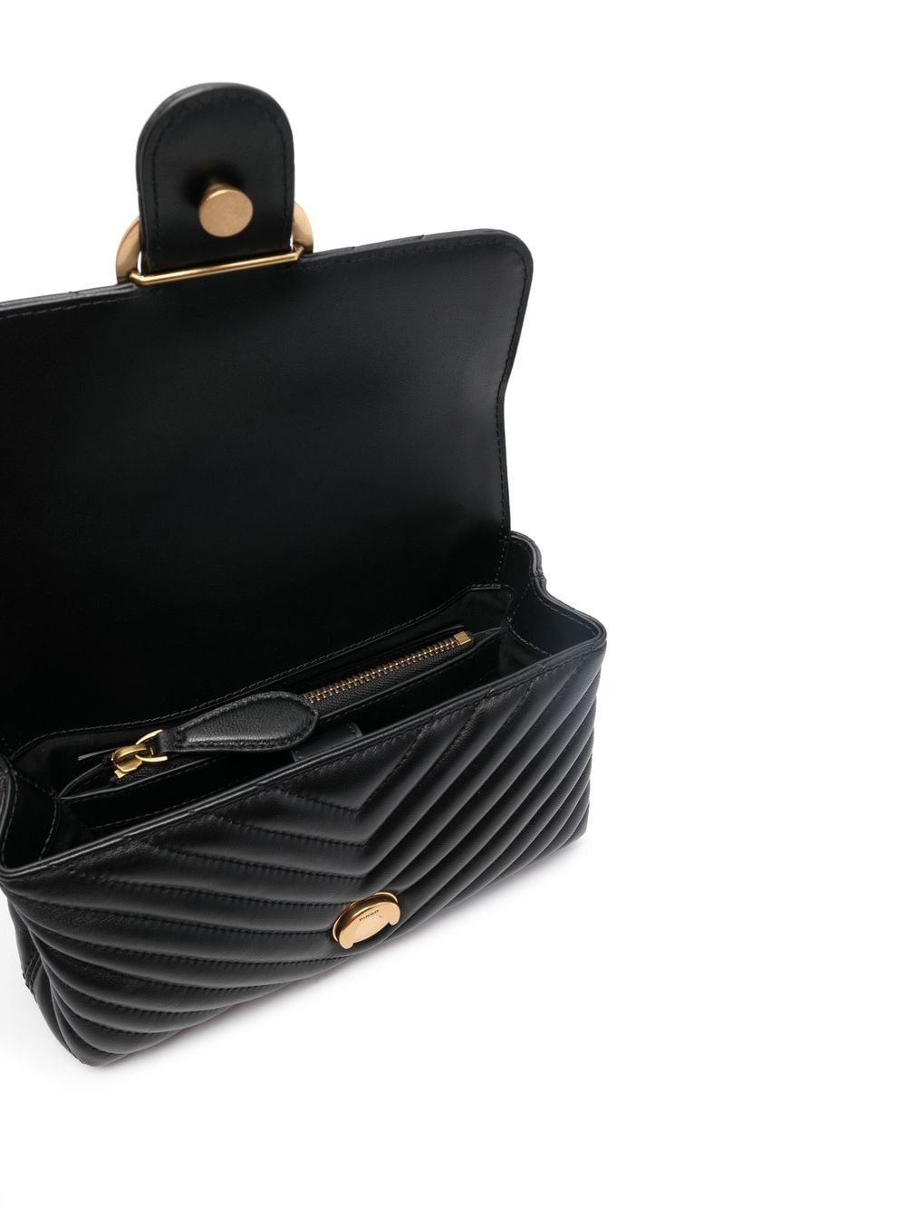 Love quilted top-handle bag - 5