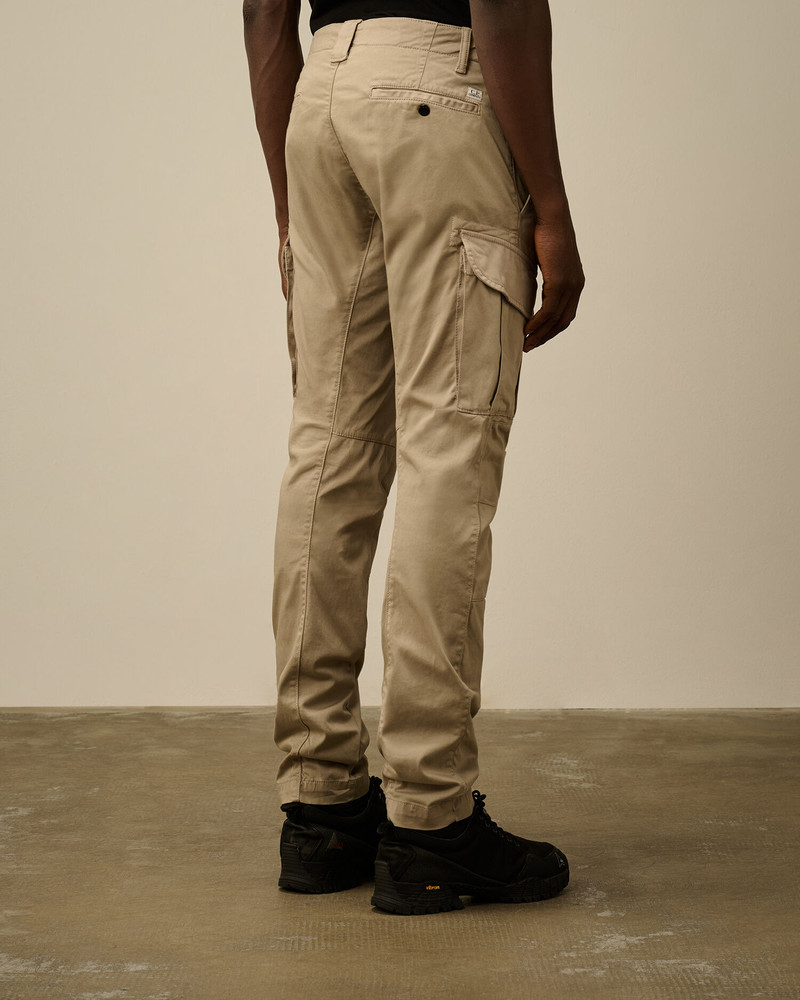 Stretch Sateen Cargo Logo Pants 4