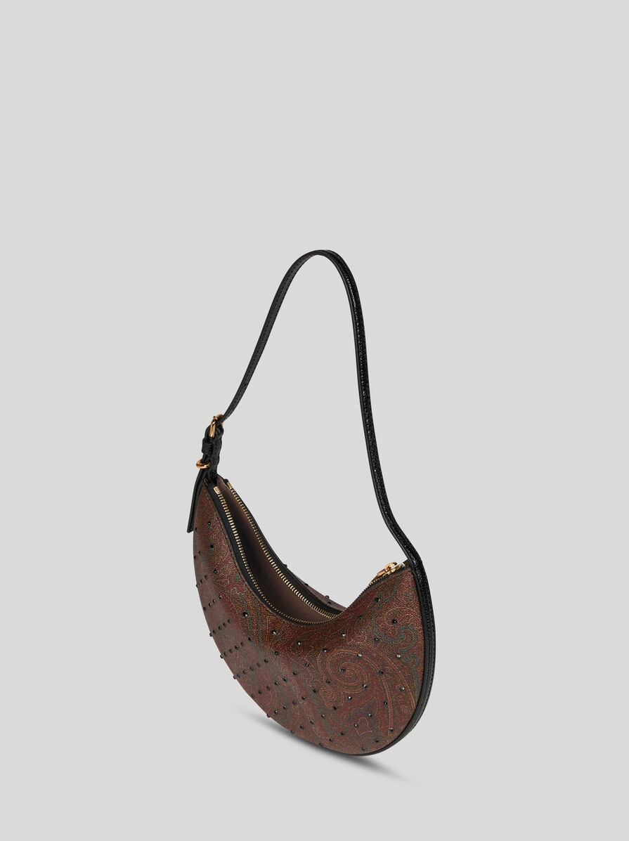 SMALL ETRO ESSENTIAL HOBO BAG WITH RHINESTONES - 7