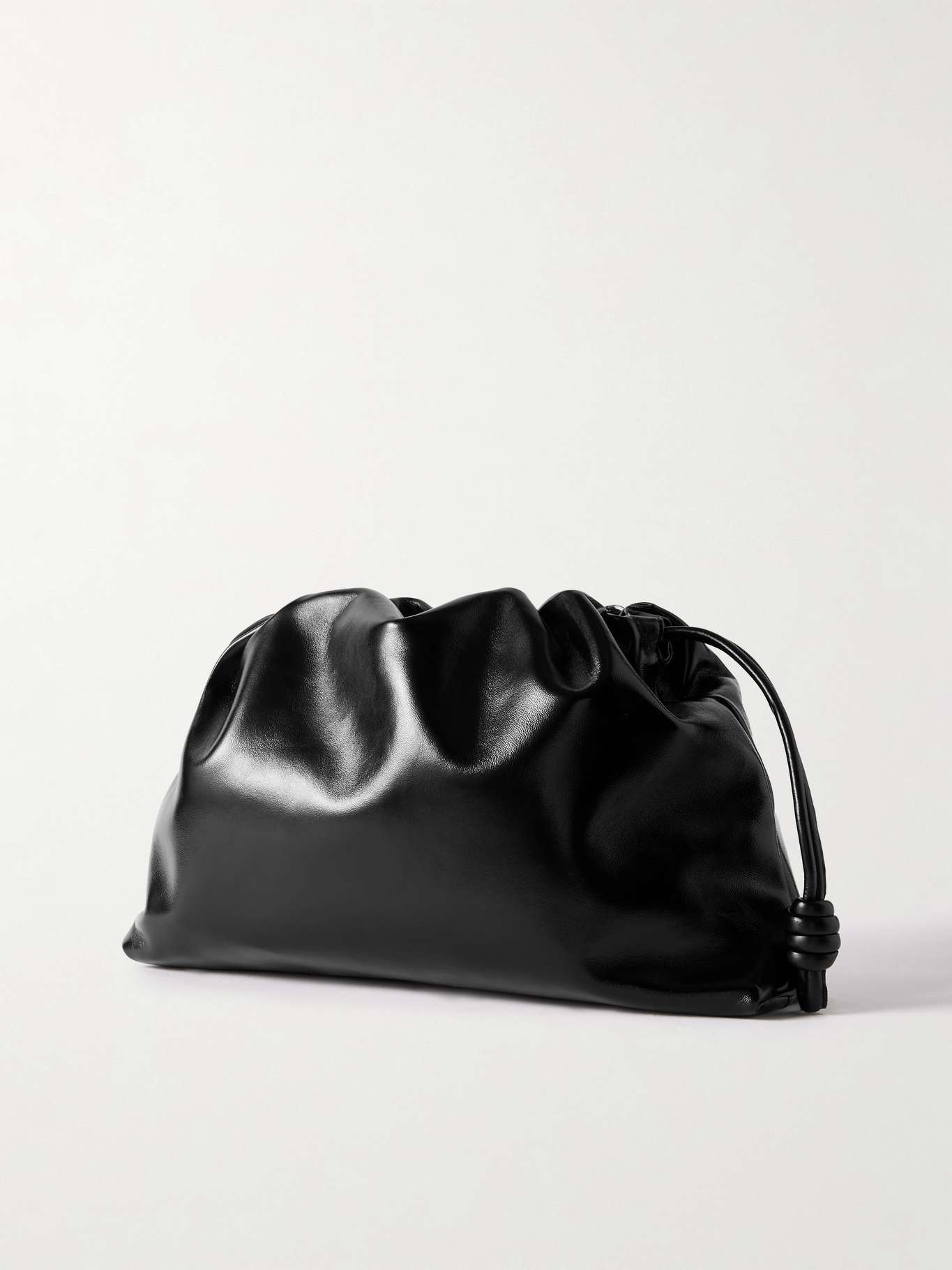 Flamenco large embellished leather clutch Black - 3