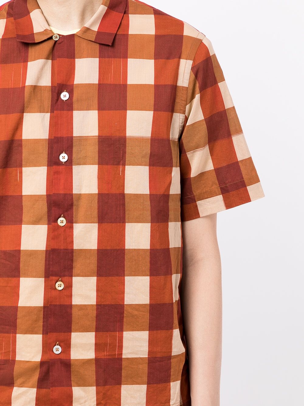 plaid-check print shirt - 5