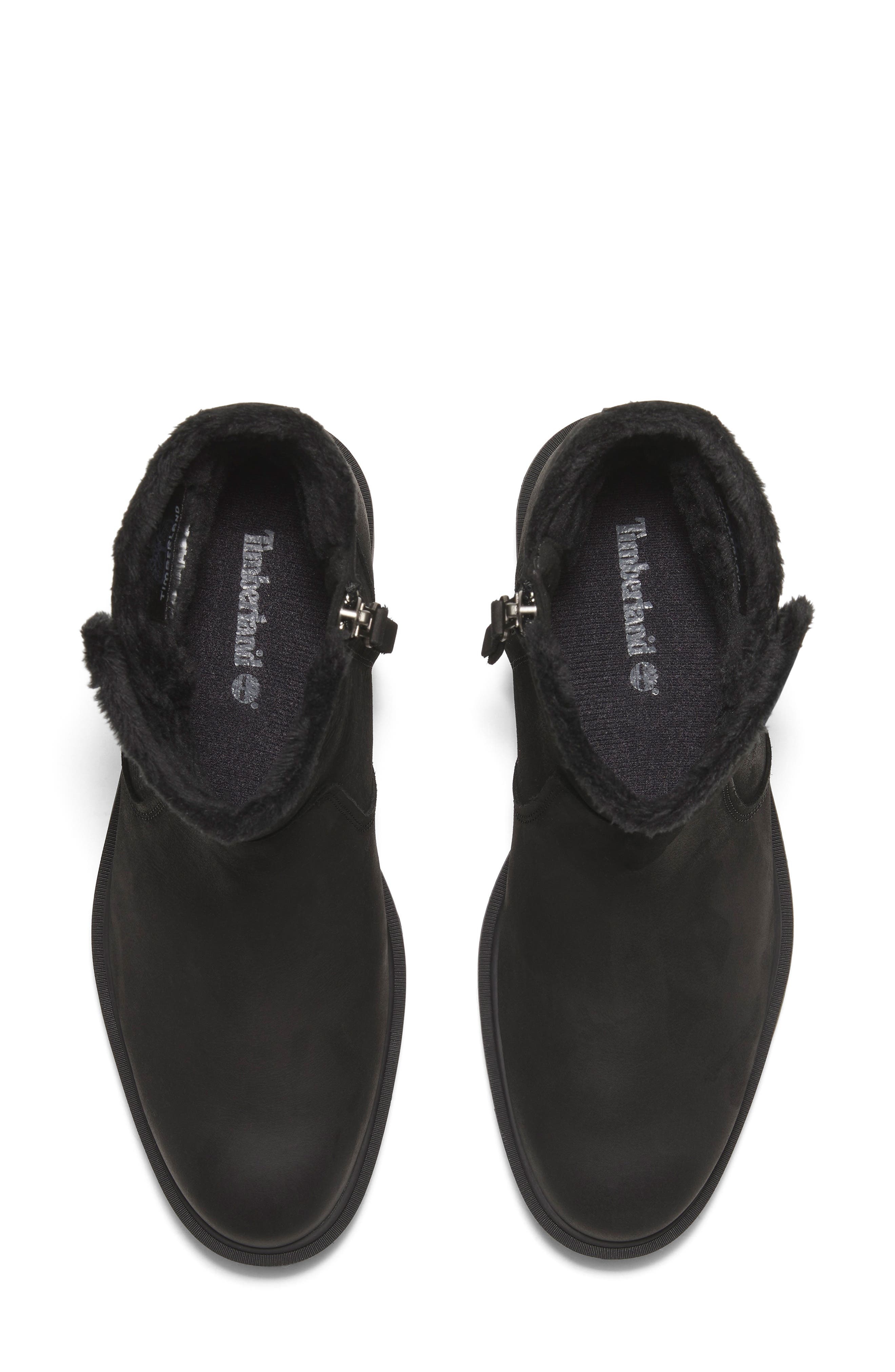Timberland Brimfield Mid Warm Lined Boot in Black Full Grain at Nordstrom - 3