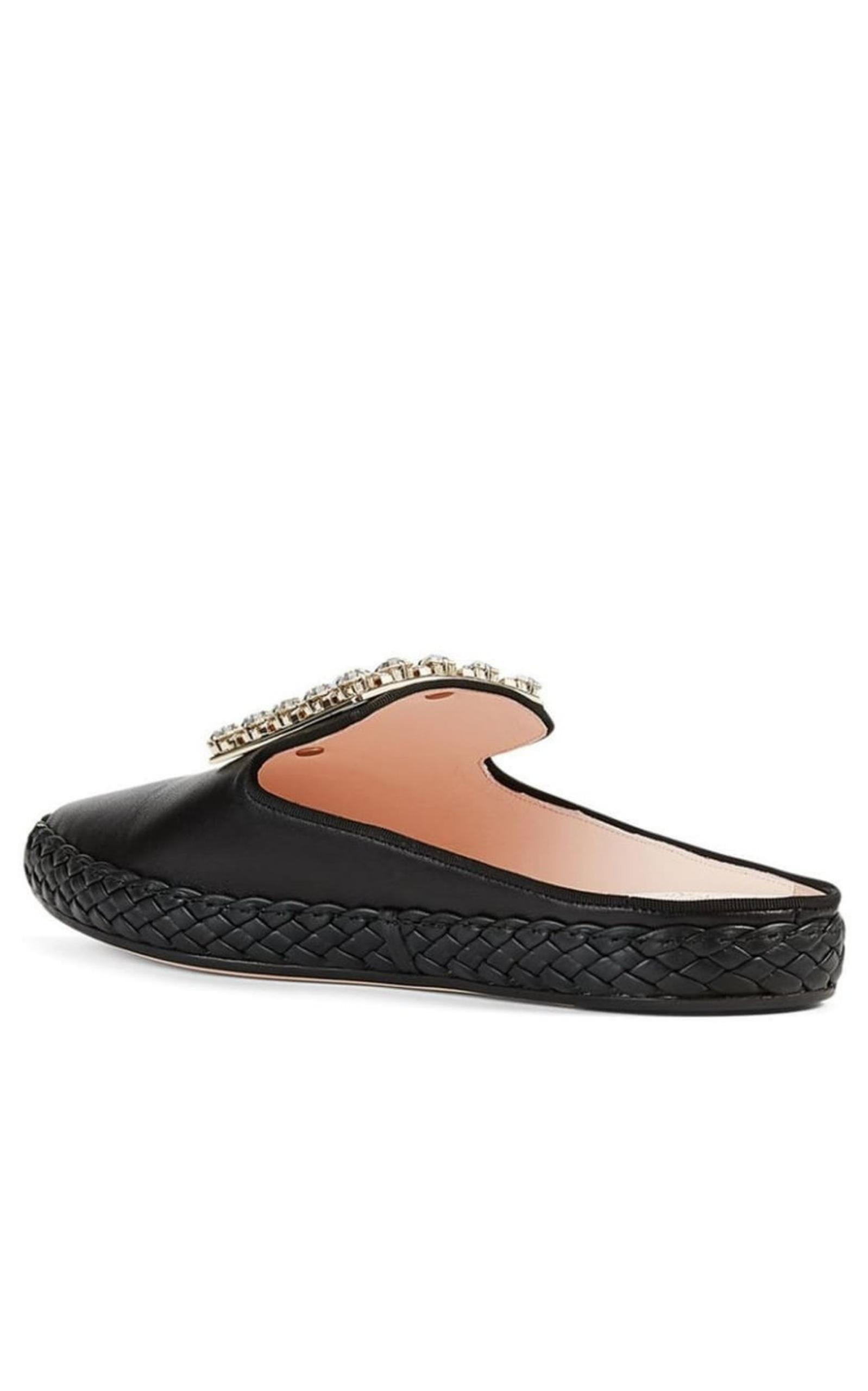 RV Lounge Strass Buckle Mules - 6