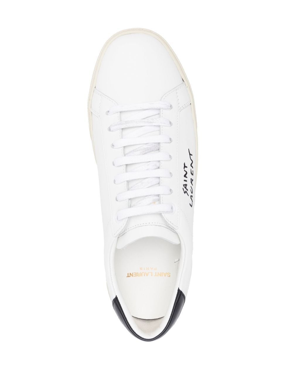 embroidered-logo sneakers - 4