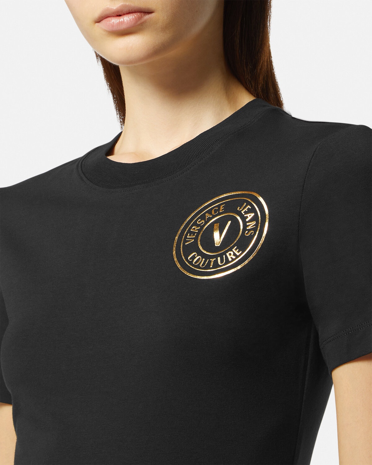 V-Emblem Logo T-Shirt Dress - 3