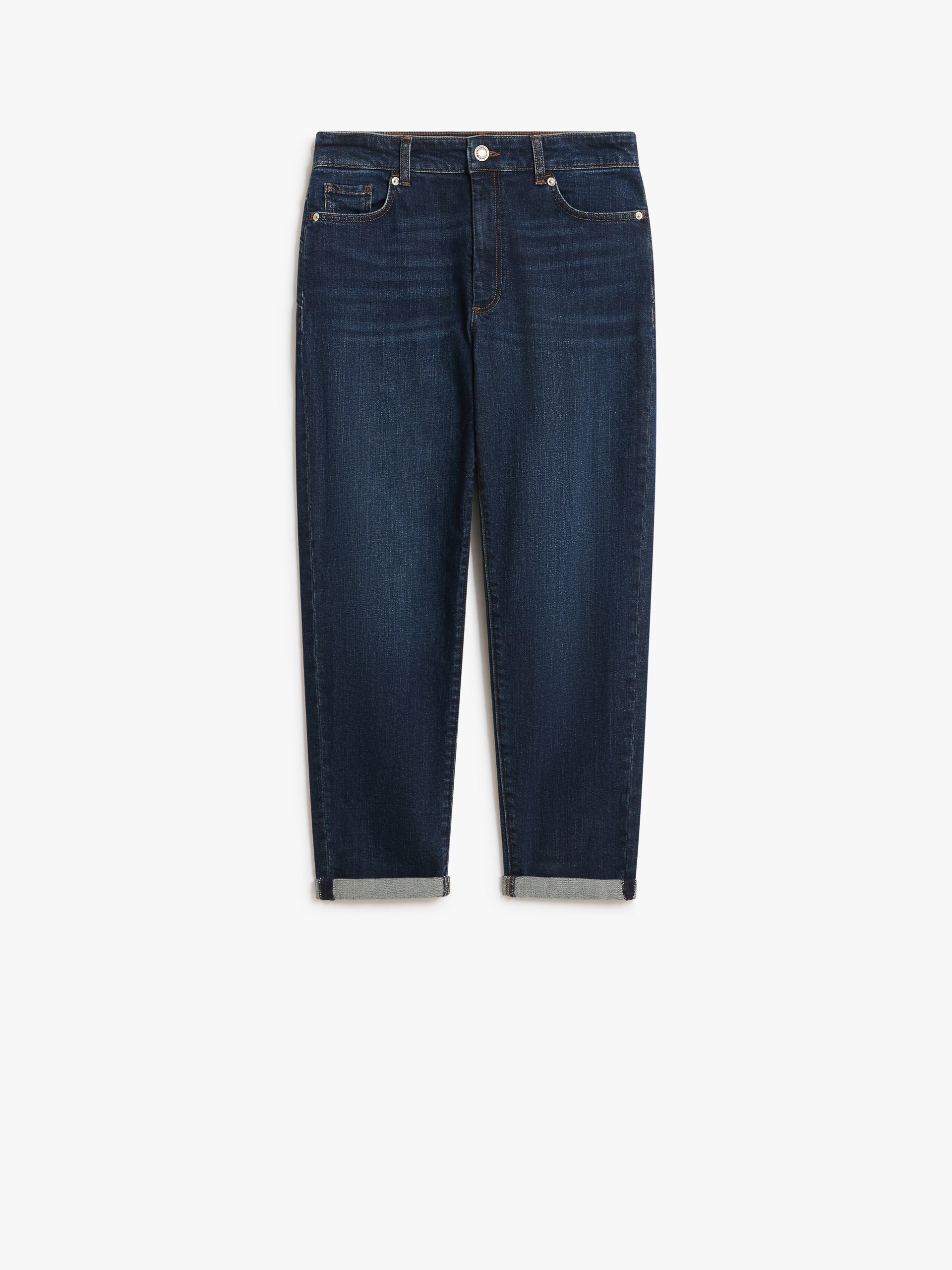 デニム・ジーパン SPORTMAX BRIAN - Low-waisted boyfriend denim Sportmax BRIAN Low-rise boyfriend jeans | REVERSIBLE