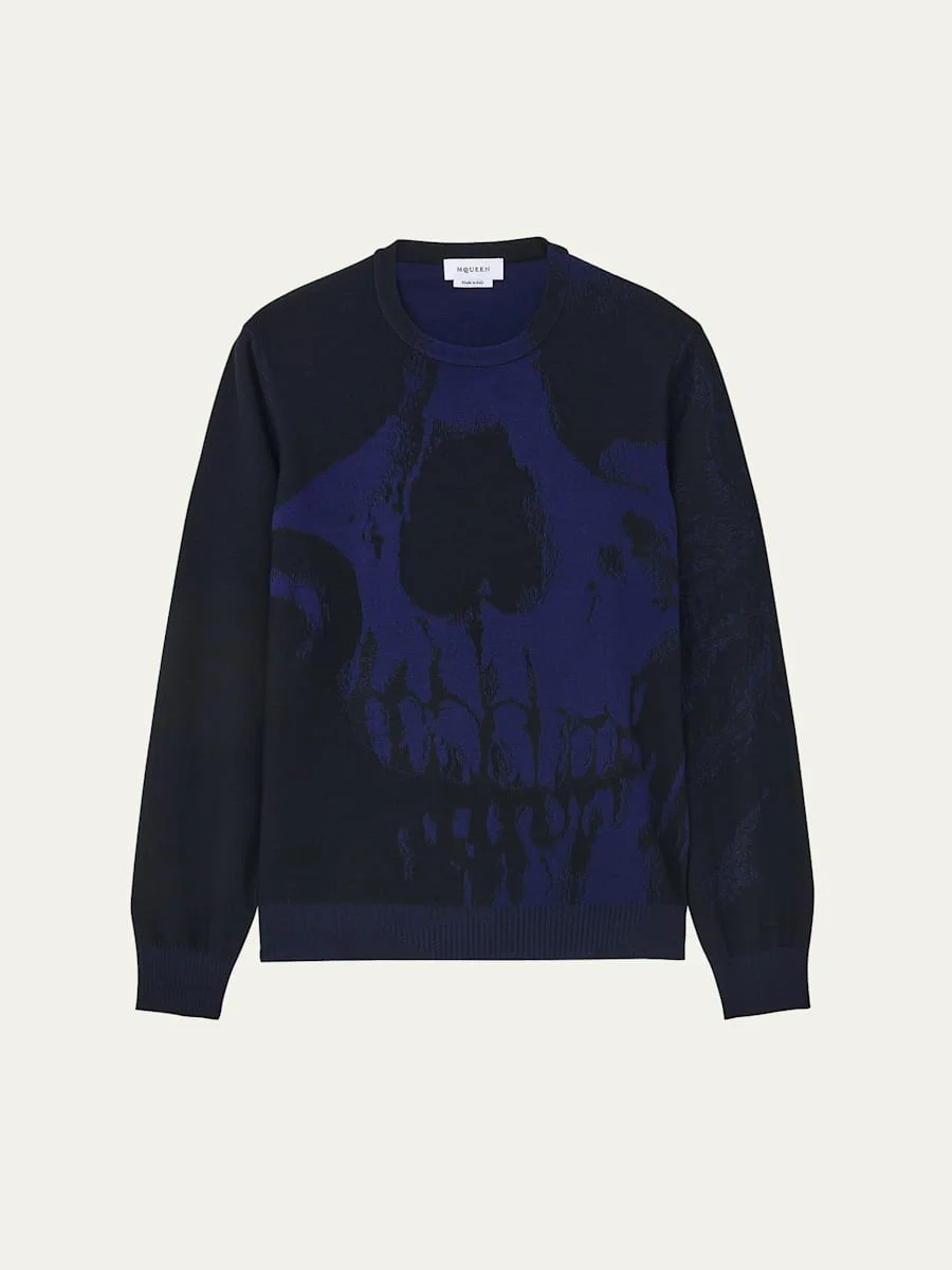Men's Exploded Skull Sweater - 1