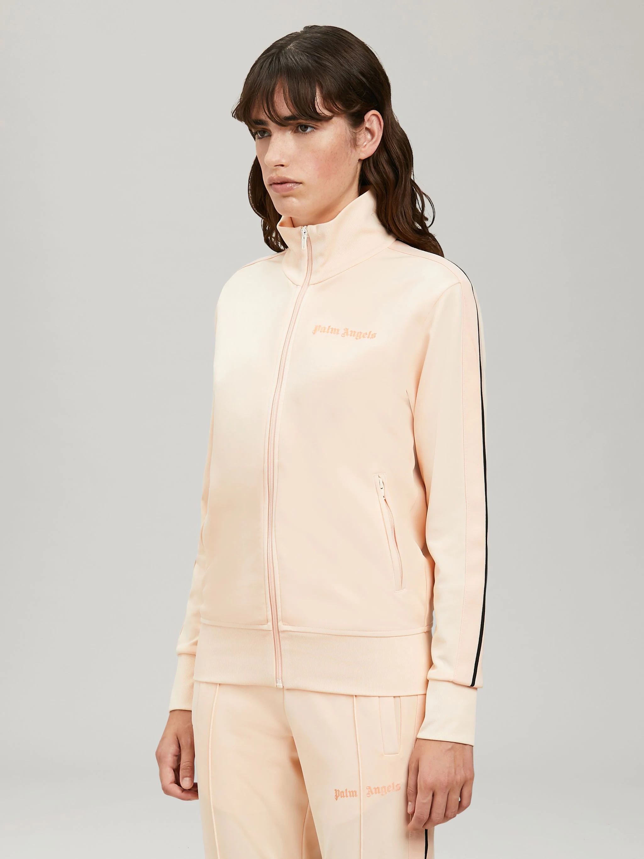 SALMON FLUO TRACK JACKET - 4