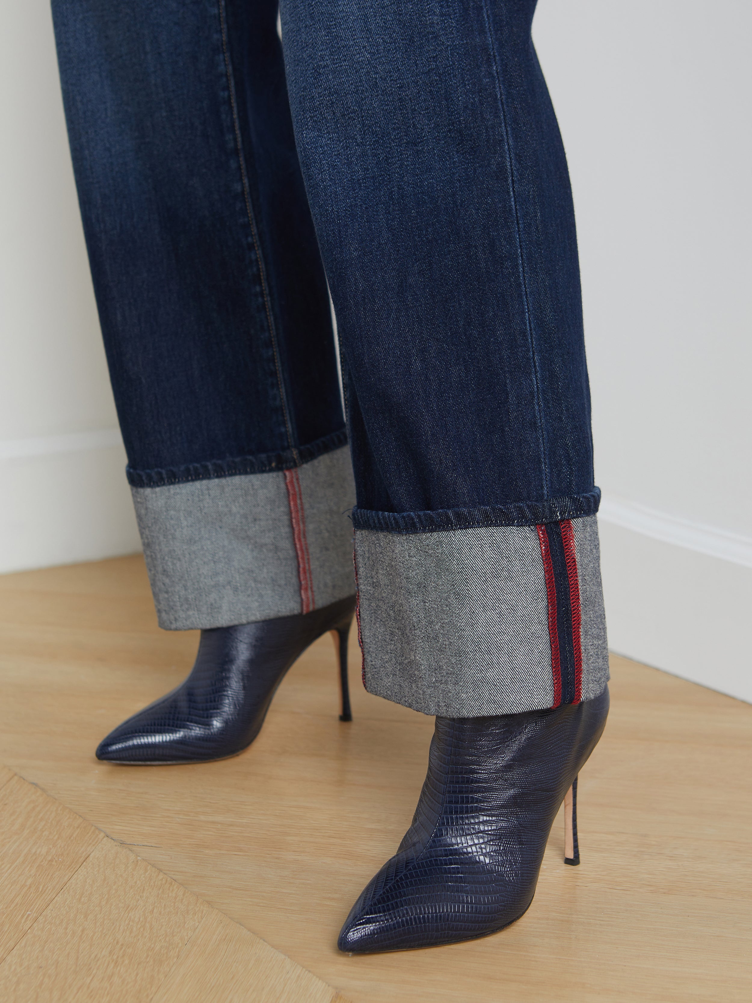 Miley Cuffed Wide-Leg Jean - 6