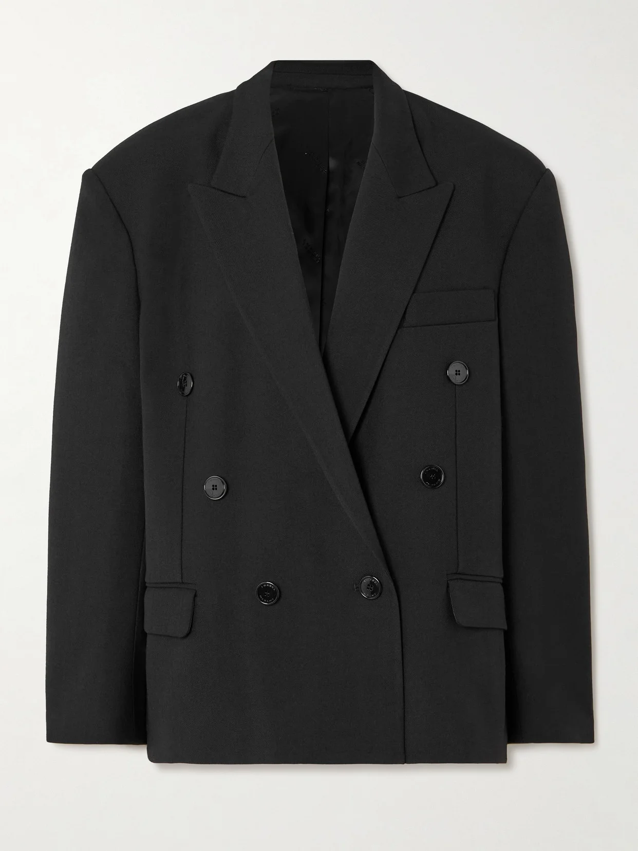 Klero Oversized Double-breasted Wool-twill Blazer - 1