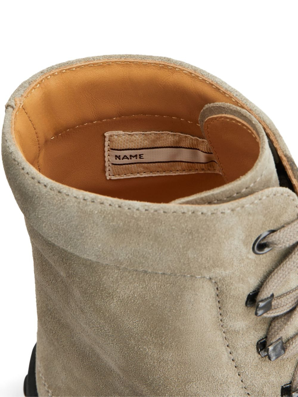 suede combat boots - 6