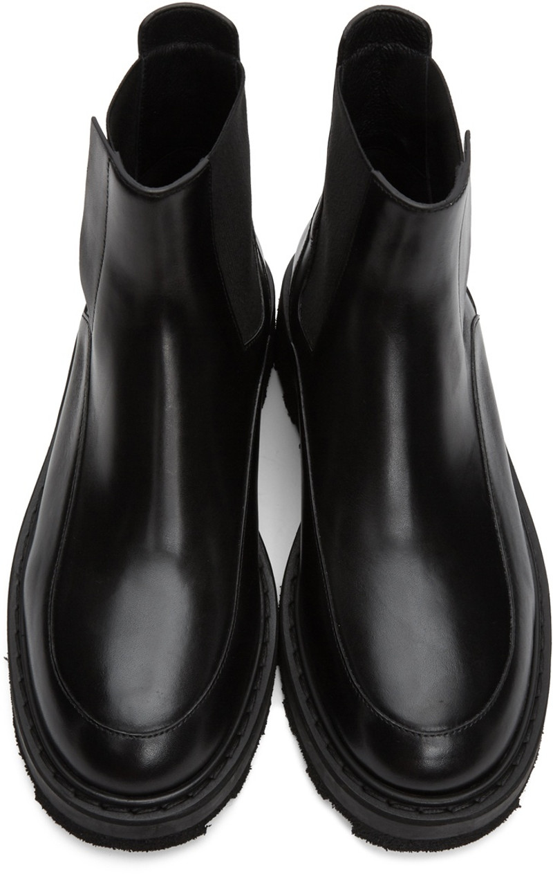 Black Oxford Chelsea Boots 5