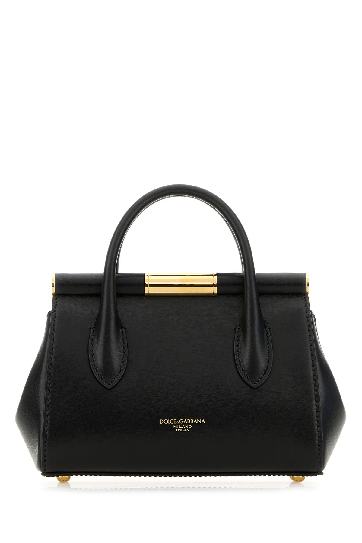 Black leather Marlene handbag - 3