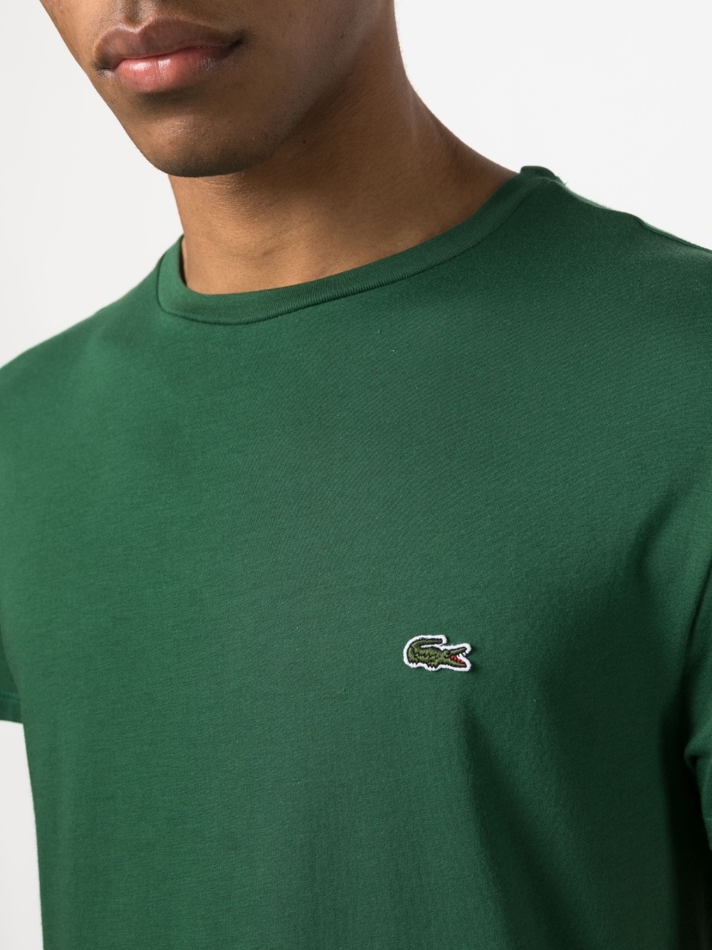 logo-patch cotton T-shirt - 5