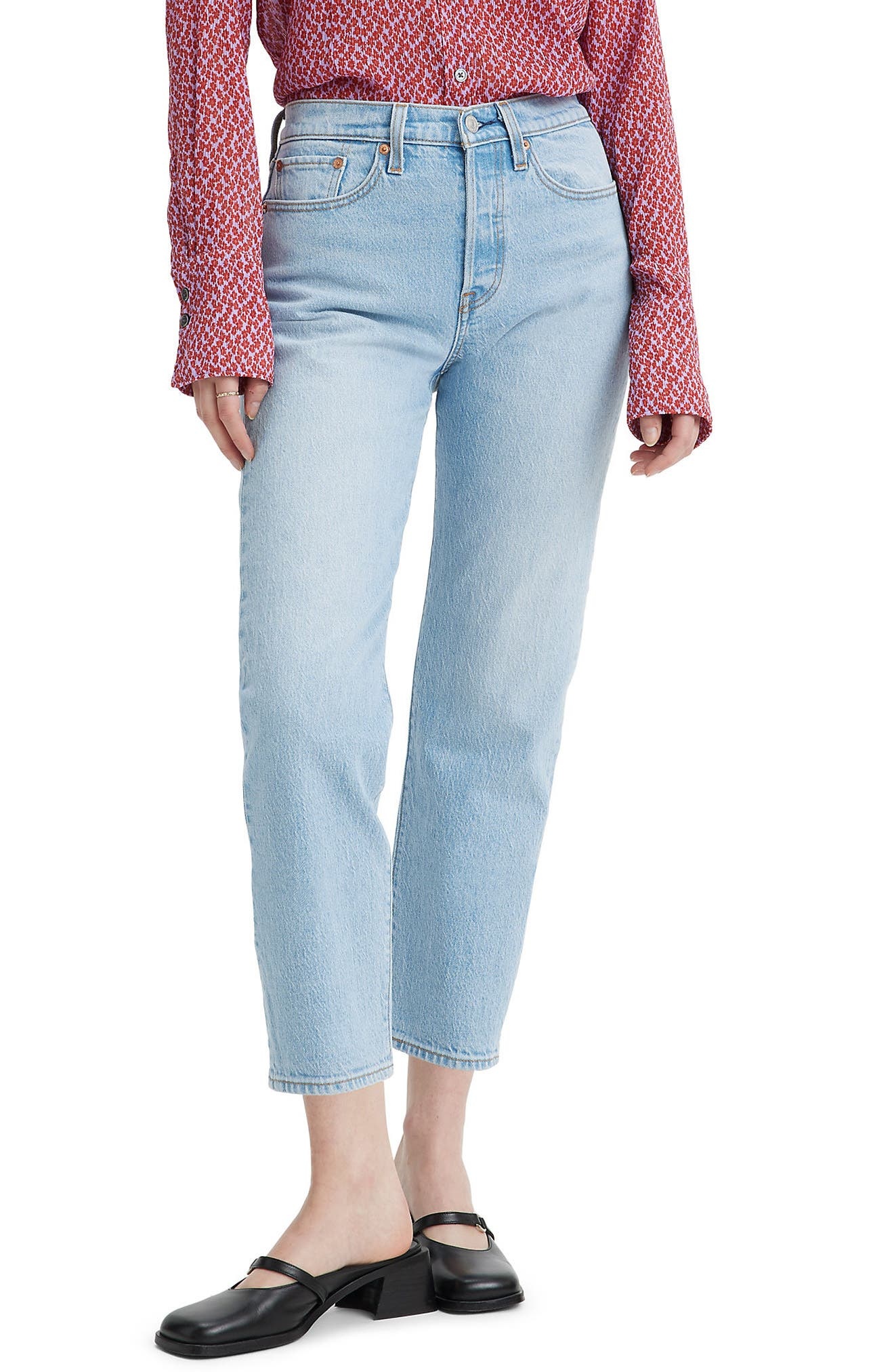 levi's Wedgie High Waist Straight Leg Jeans in Fully Baked at Nordstrom - 1