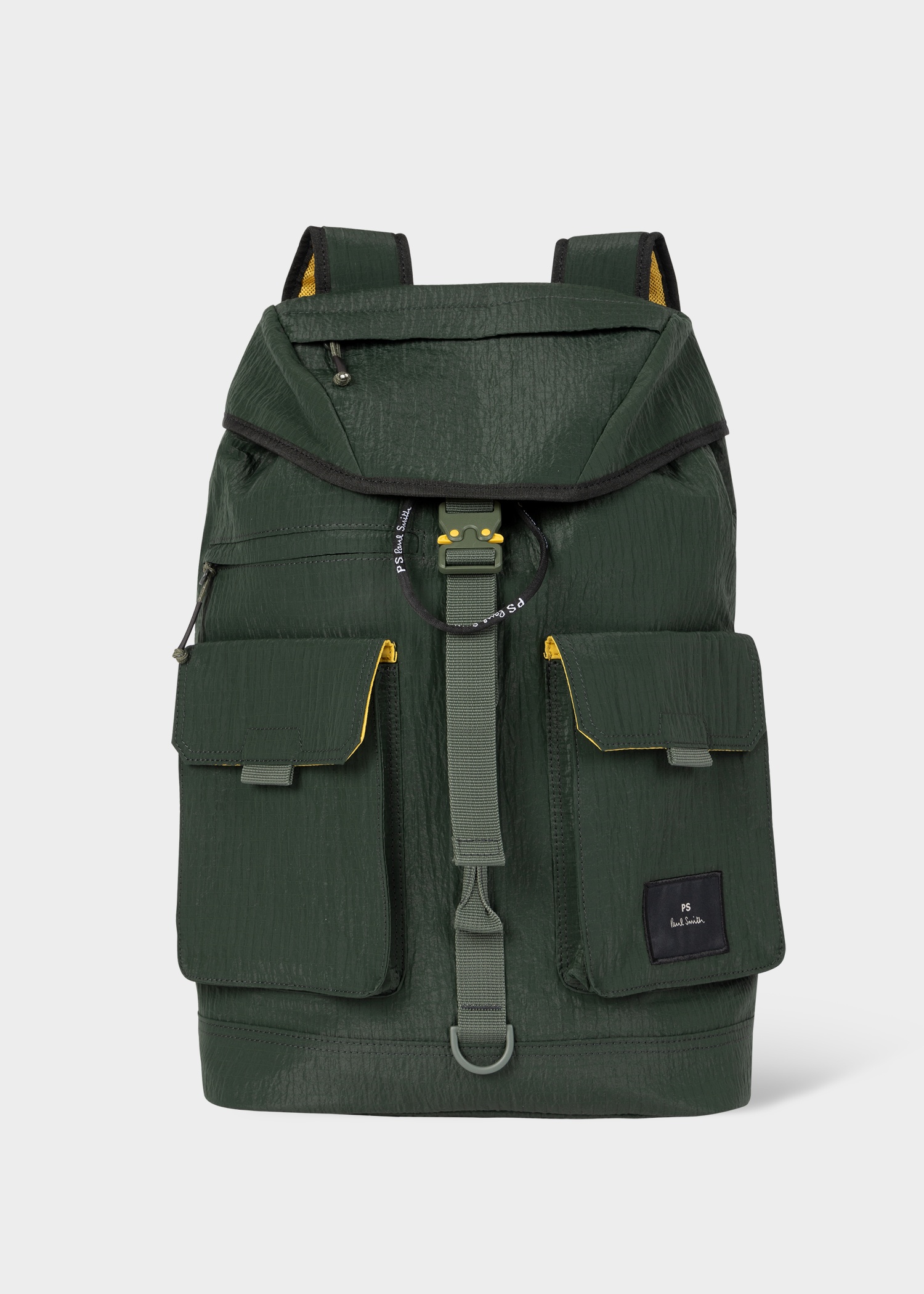 Dark Green Nylon Ripstop Backpack - 1