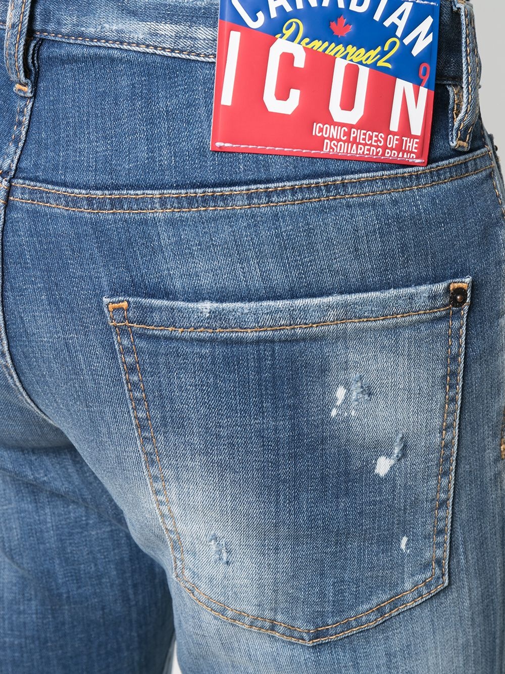 Icon distressed slim-fit jeans - 5