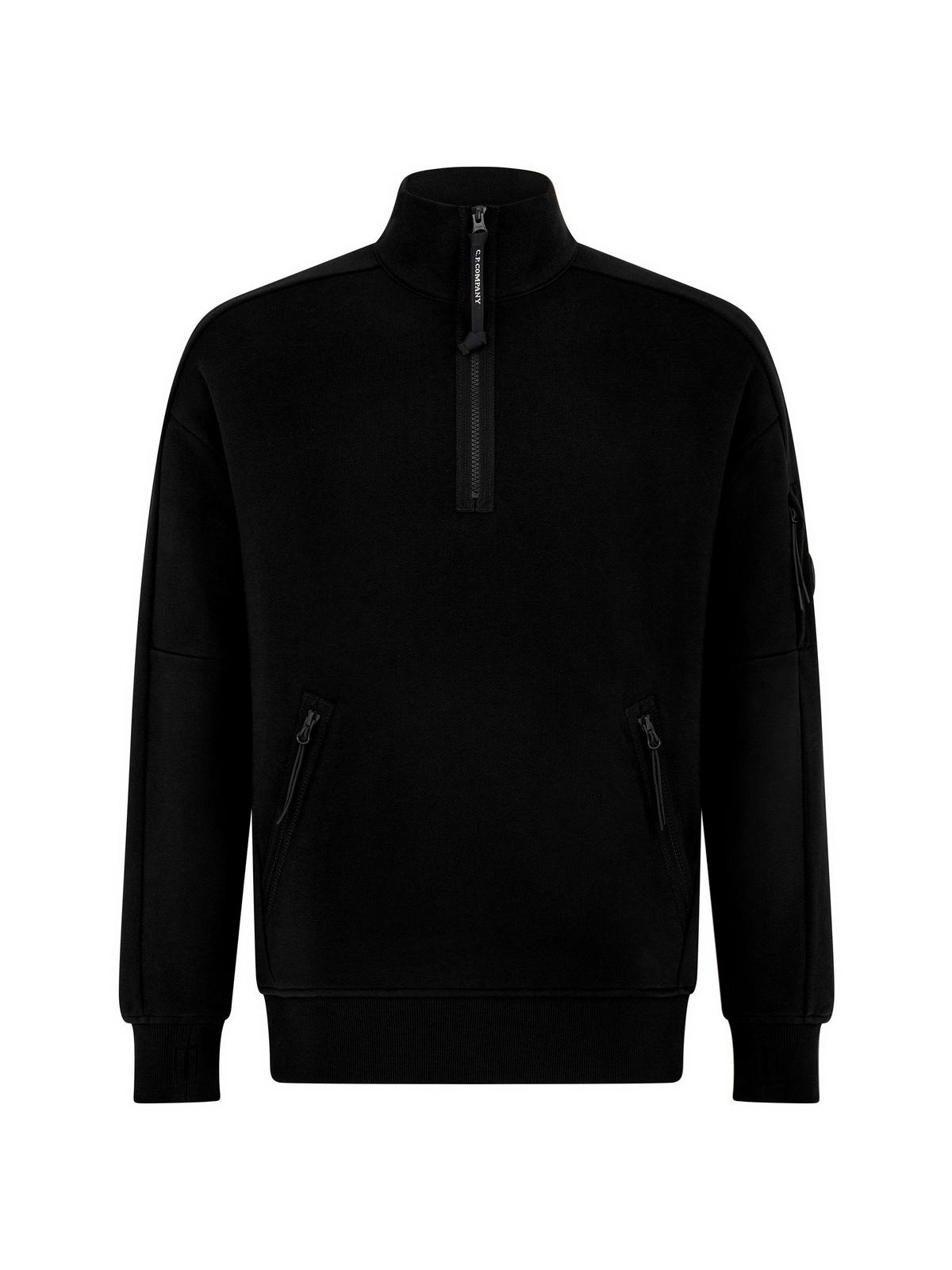 Cp company lens zip sweatshirt best sale