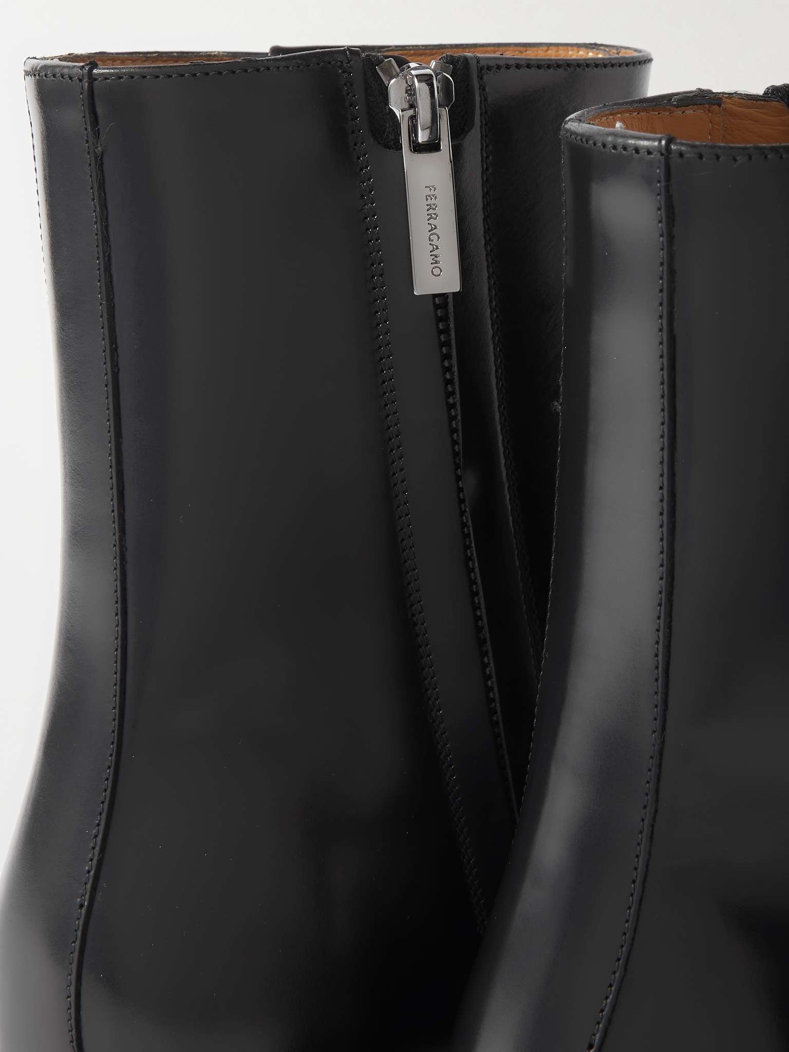 Polished-Leather Boots - 6