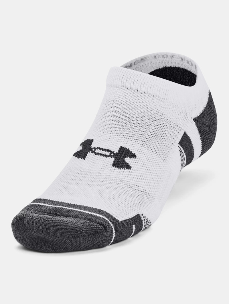 Unisex UA Performance Cotton 3-Pack No Show Socks 1