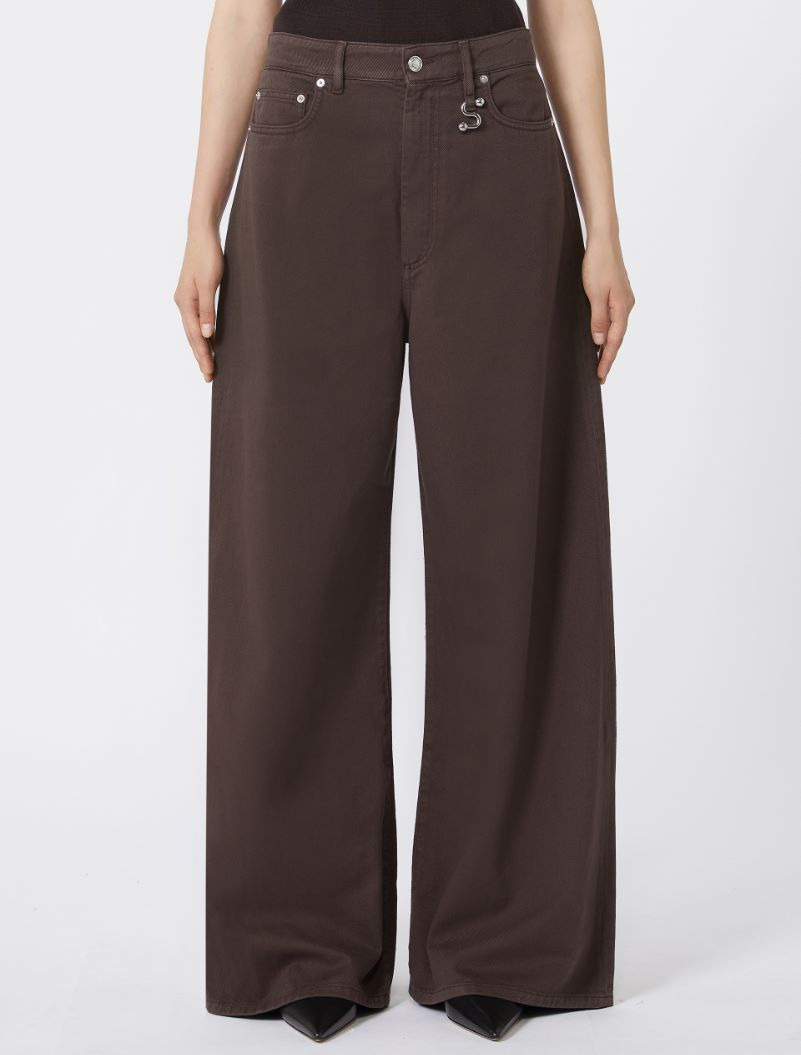 Oversize low-rise trousers - 3