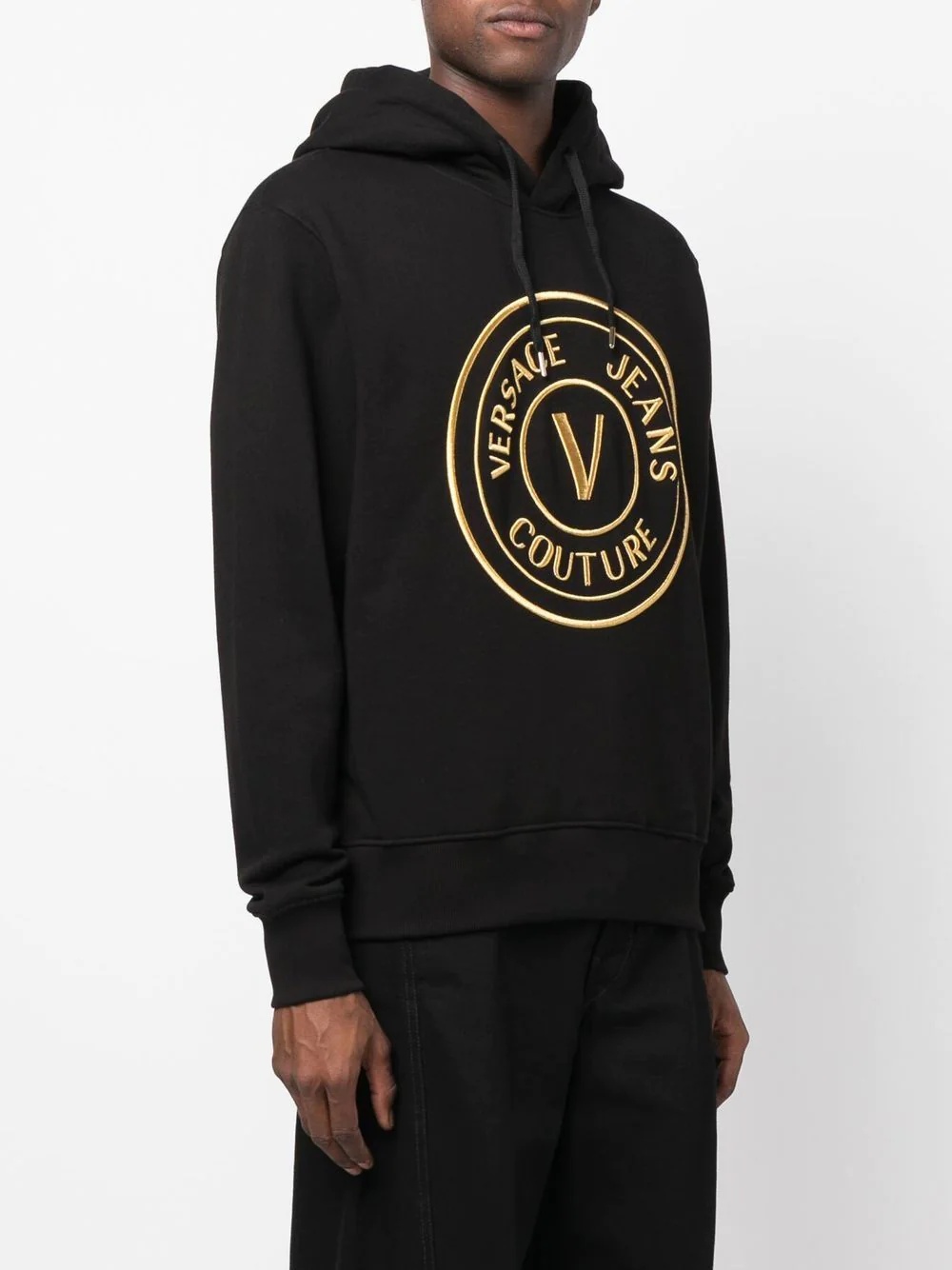 cotton logo-print hoodie - 3