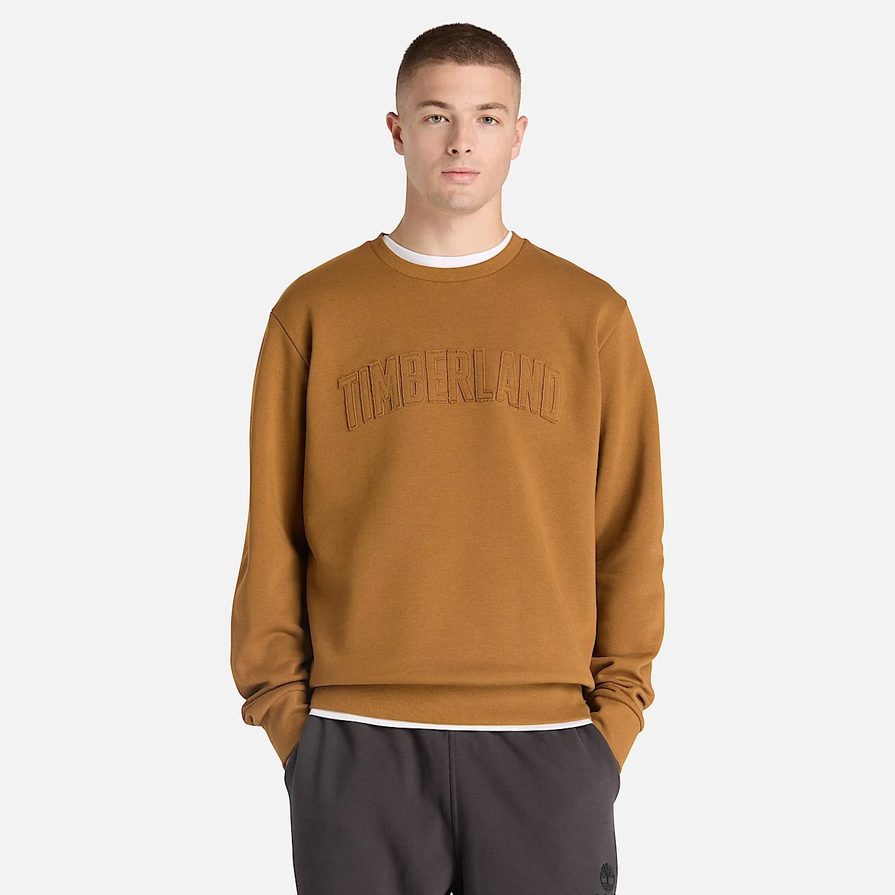 Men's Wareham Logo Patch Crew Sweatshirt - 1
