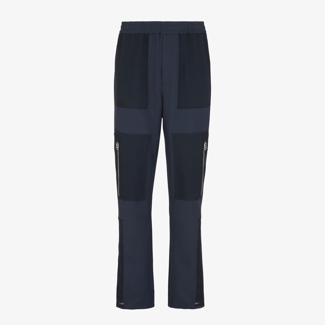 Blue wool pants - 1