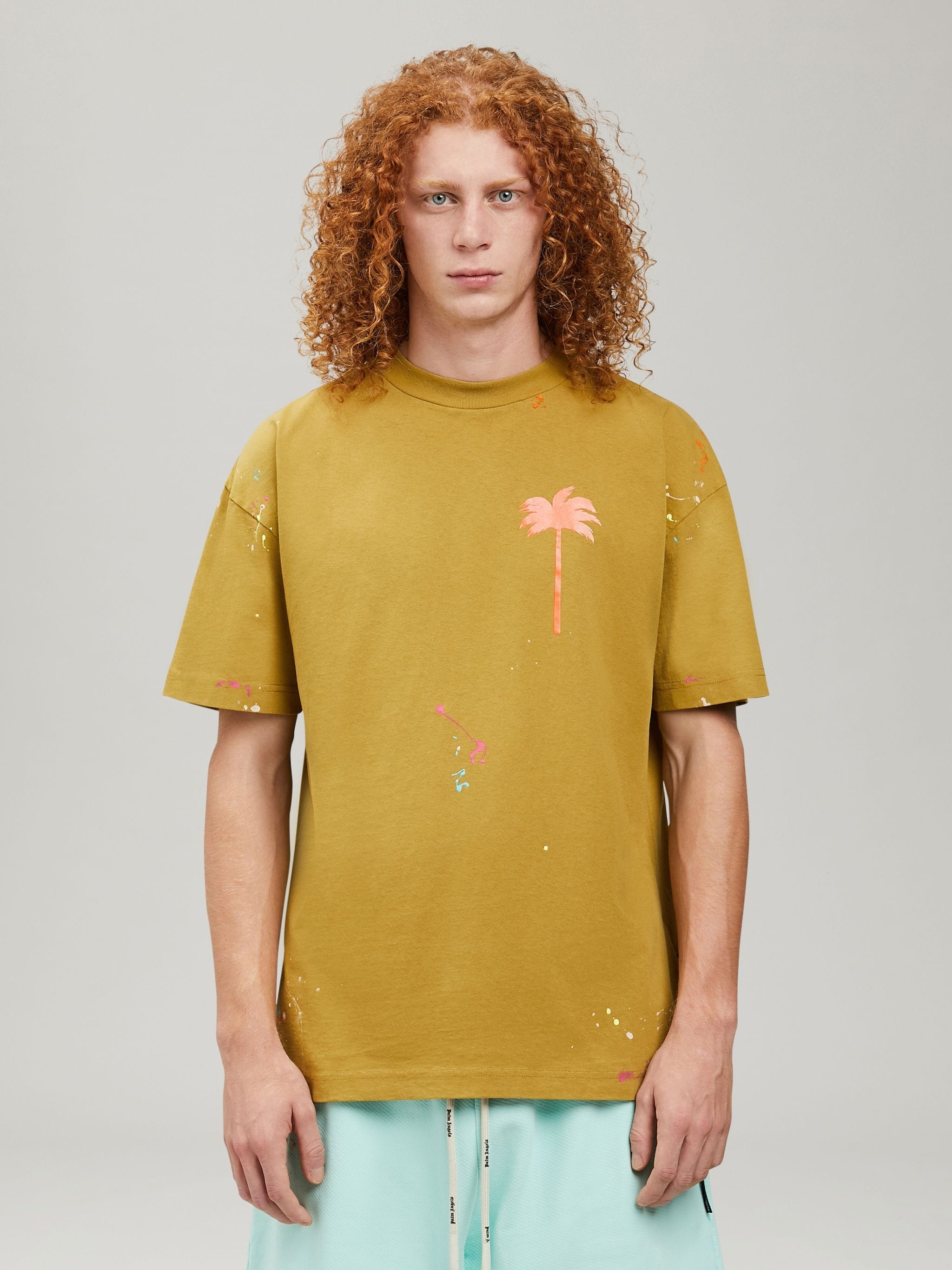 Palm Angels PALM TREE PAINTED T-SHIRT | REVERSIBLE