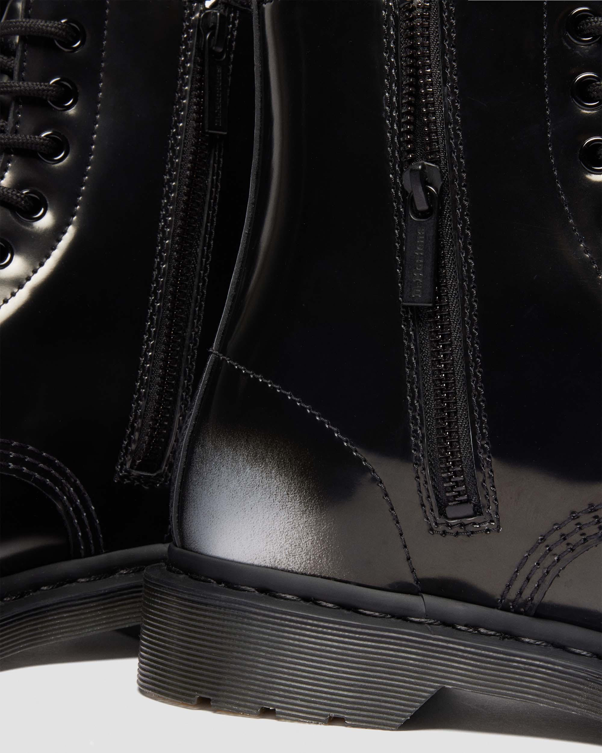 1460 ZIP ARCADIA RUB OFF LEATHER BOOTS - 7