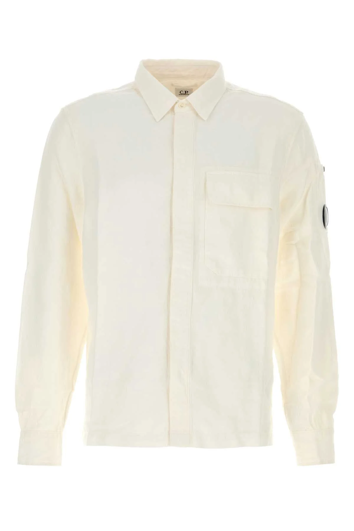 C.P. Company Men White Oxford Shirt - 1