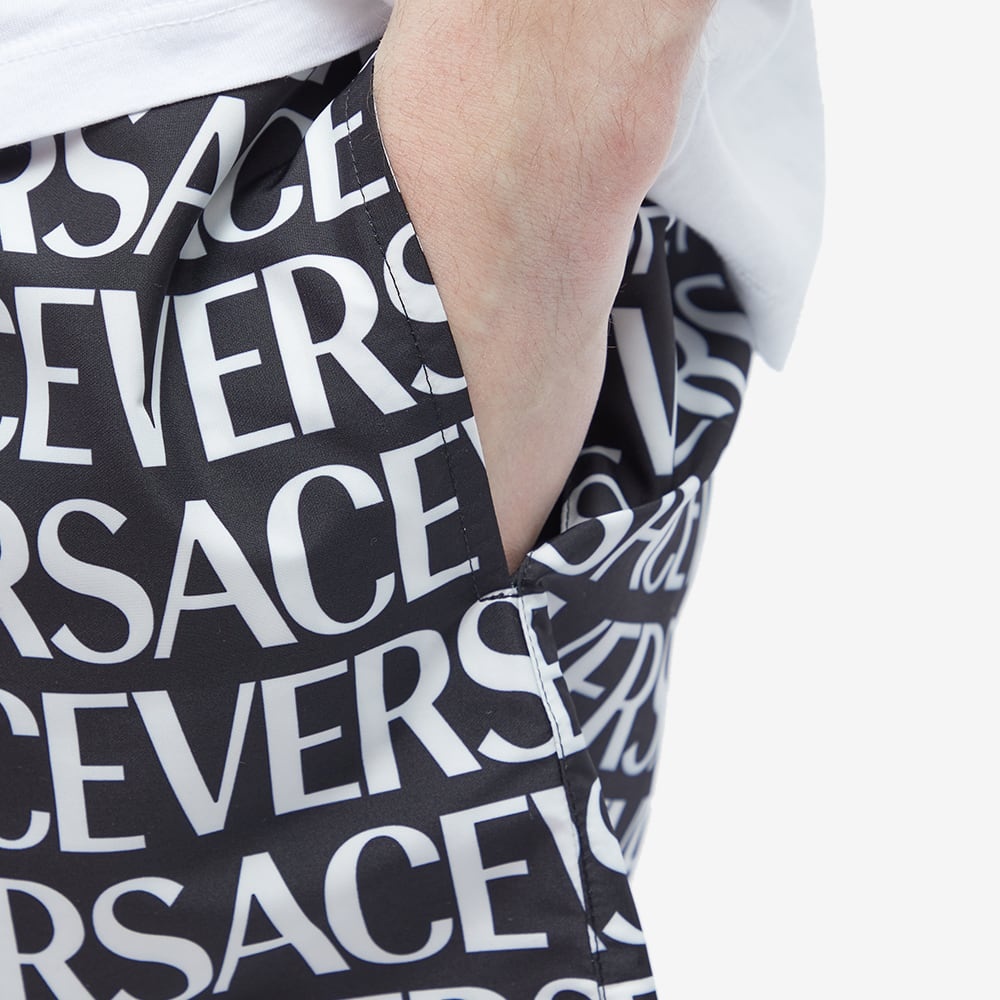 Versace All Over Logo Swim Short - 5