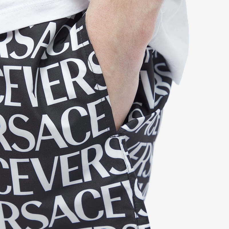 Versace All Over Logo Swim Short 5