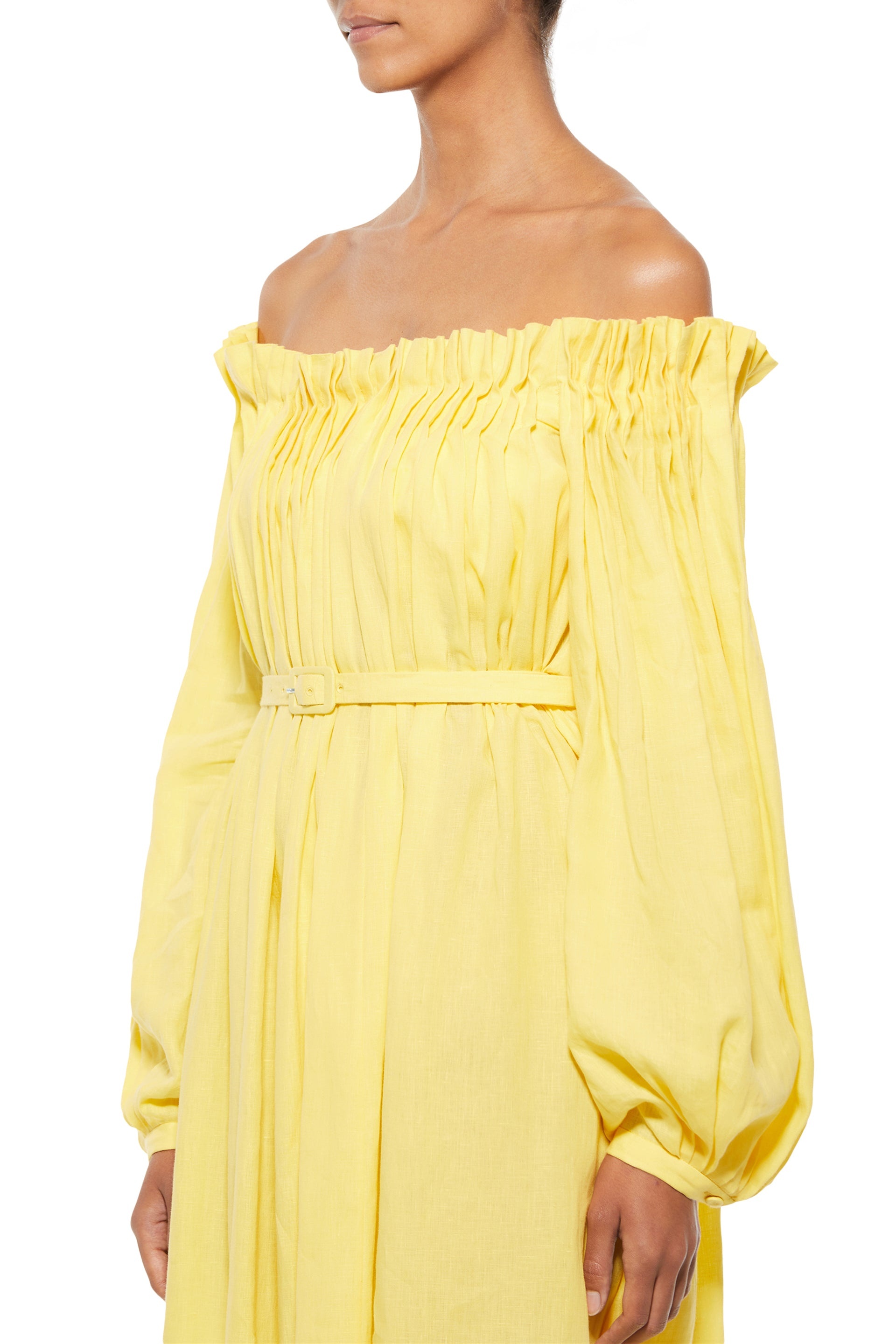 Martha Dress in Linen - 5